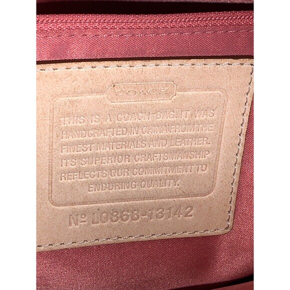 COACH Leah Signature Op Art Muti-color CC Shopper Tote Bag 13142 READ - Picture 6 of 16